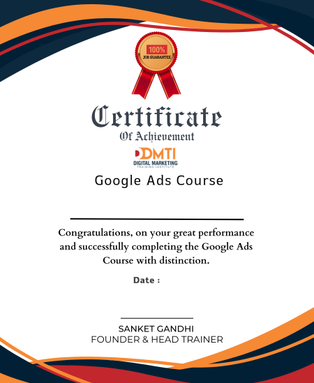Google Ads Course Certificate