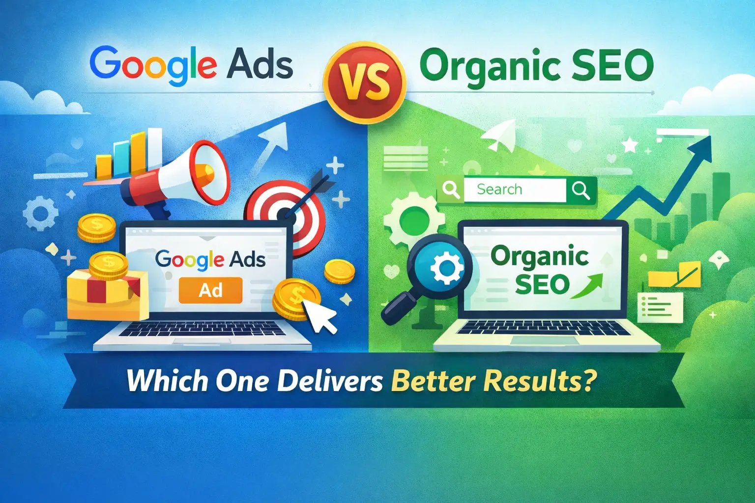 Google Ads vs Organic SEO: Which One Gives Better Marketing Results?