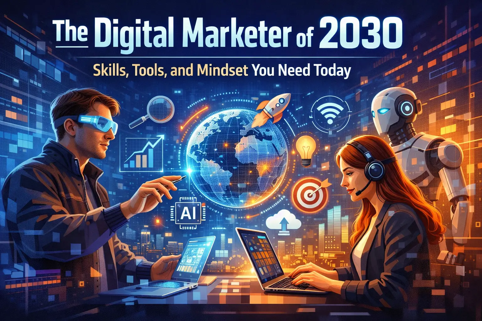 The Digital Marketer of 2030 — Skills, Tools, and Mindset You Need Today