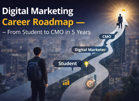 Digital Marketing Career Roadmap — From Student to CMO in 5 Years