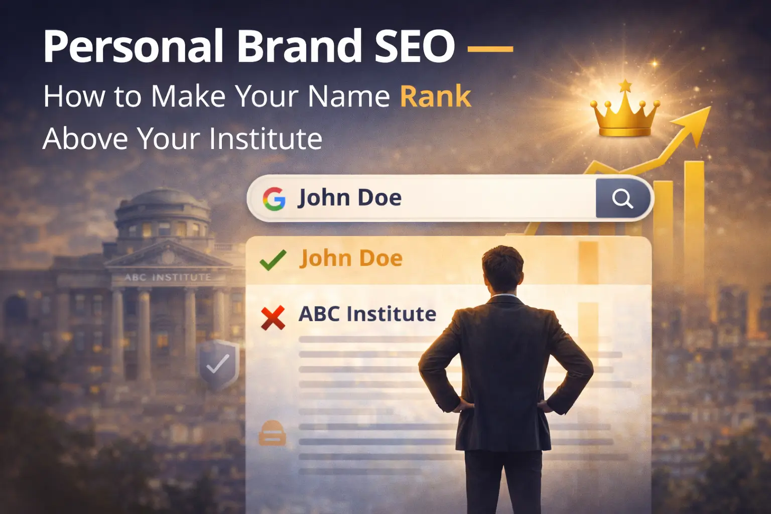 Personal Brand SEO — How to Make Your Name Rank Above Your Institute