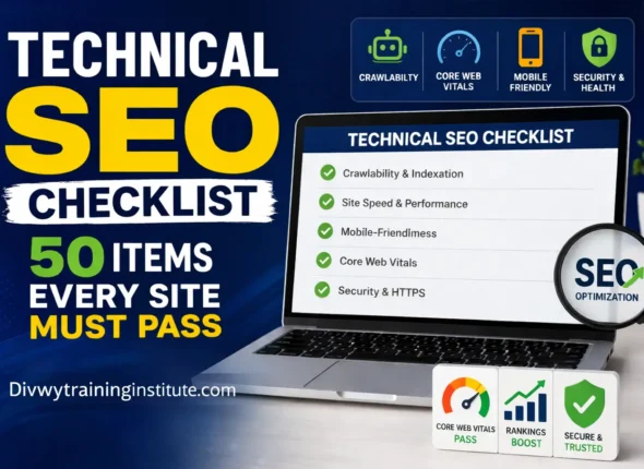 Technical SEO Checklist — 50 Items Every Site Must Pass