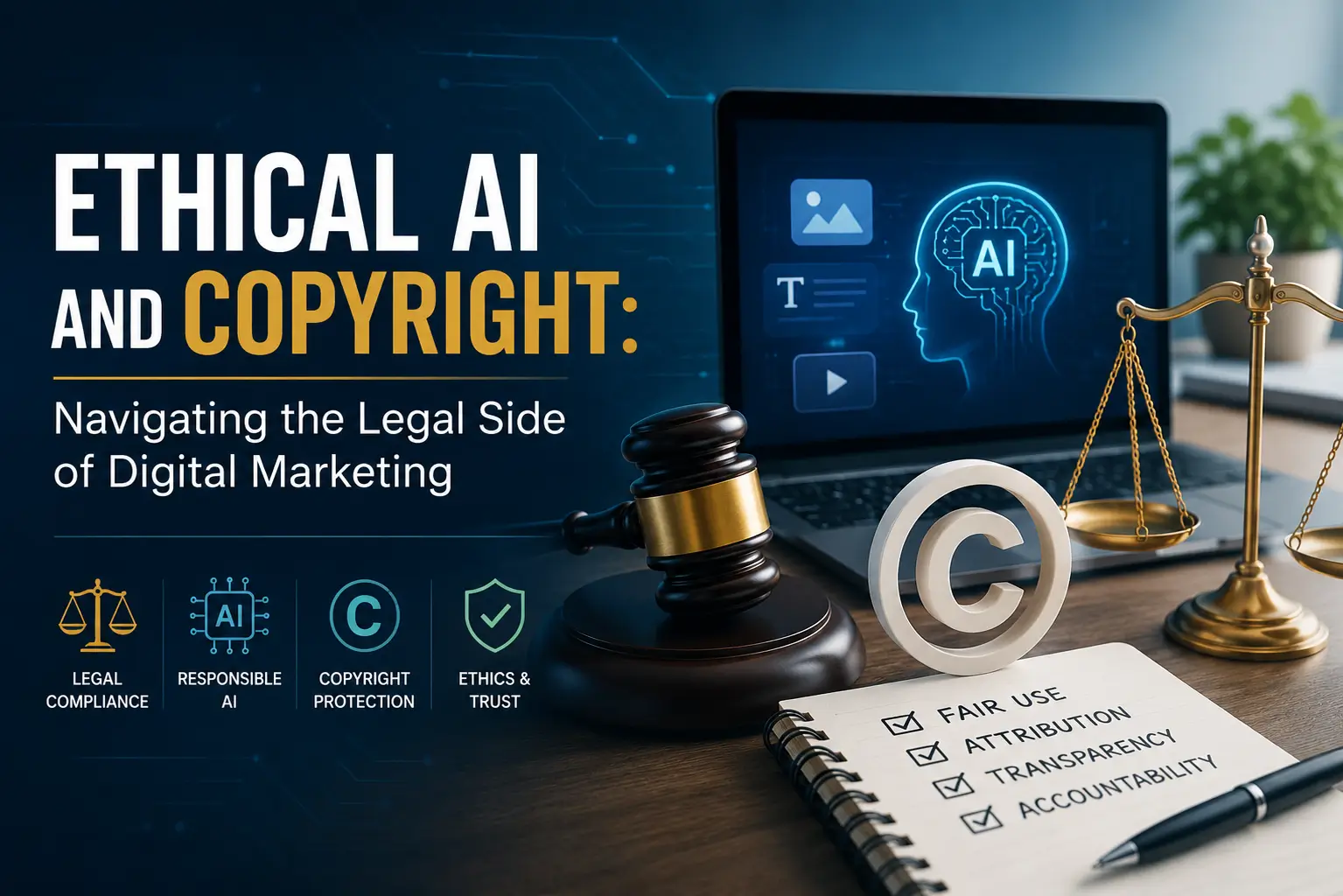 Ethical AI and Copyright: Navigating the Legal Side of Digital Marketing#