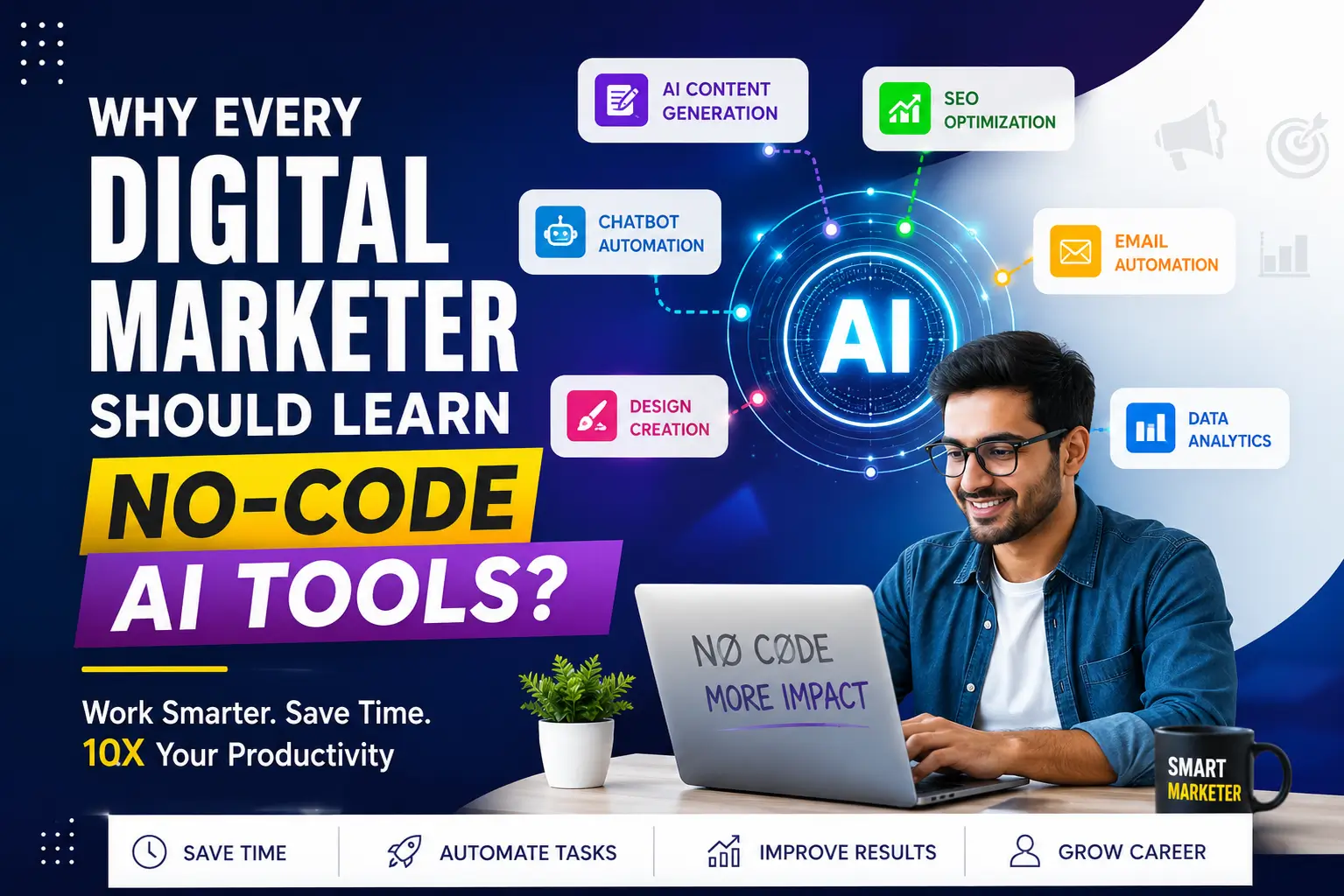 Why Every Digital Marketer Should Learn No-Code AI Tools?