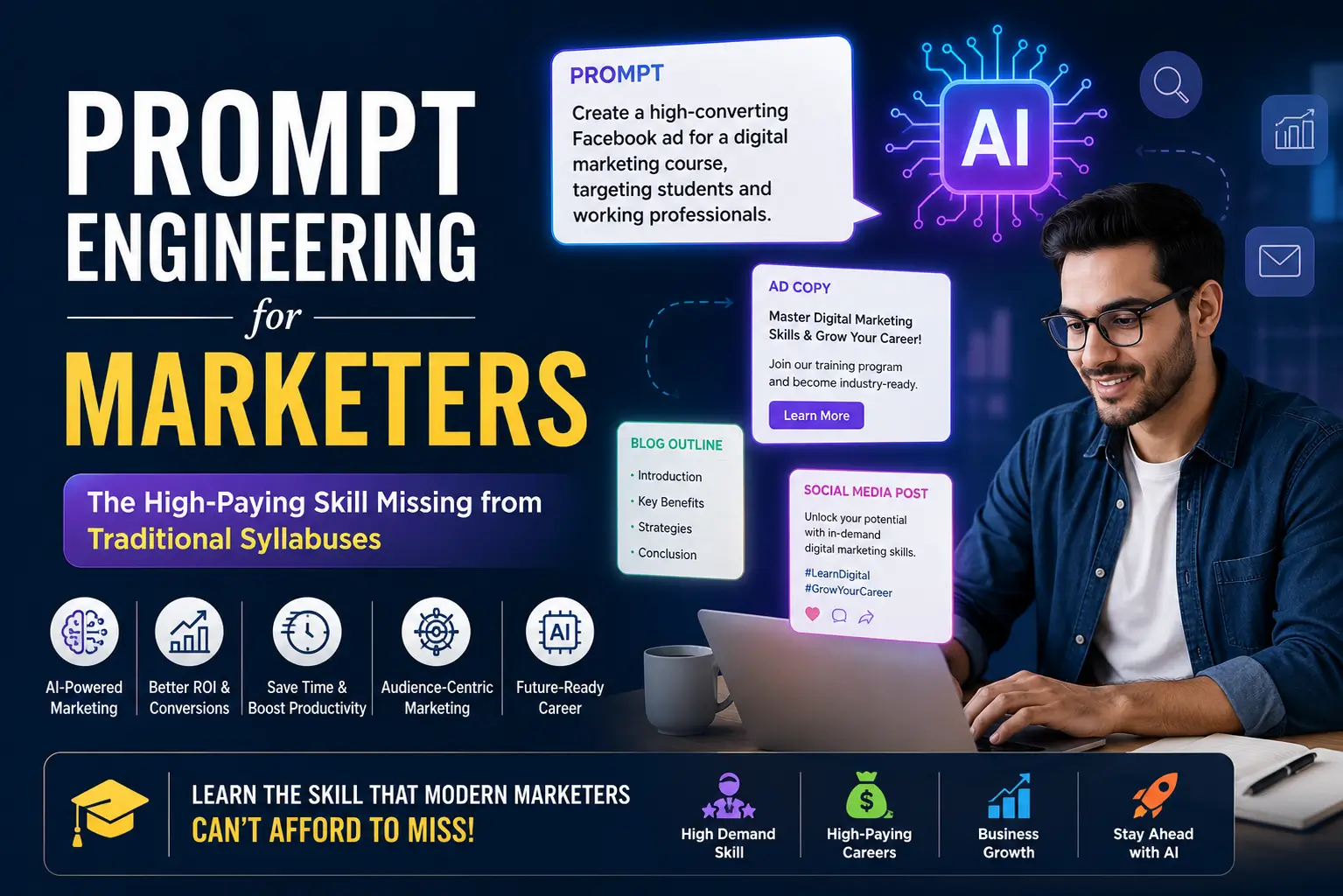 Prompt Engineering for Marketers: The High-Paying Skill Missing from Traditional Syllabuses